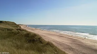 Strand in der Nähe von Bækby Hus