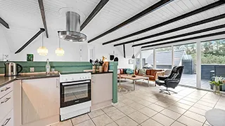Küche in Loungeoase Hus