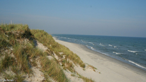 Strand in der Nähe von Strandhus Bratten