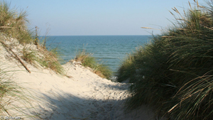 Strand in der Nähe von Bratten Klithus