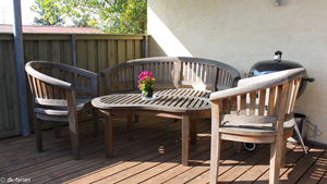 Terrasse von Annes Spahus