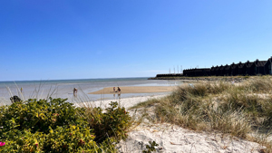 Strand in der Nähe von Øster Hurup Spahus