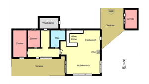 Grundriss von Sommerhus Rude