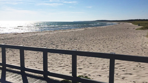 Strand in der Nähe von Sletten Poolhus