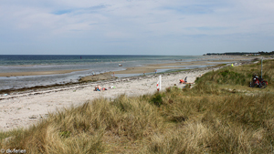 Strand in der Nähe von Poolhus Trier