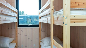 Schlafzimmer in Fjellerup Spahus