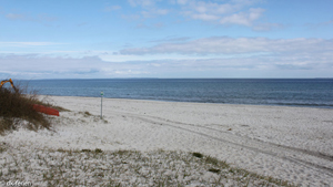 Strand in der Nähe von Odder Spahus