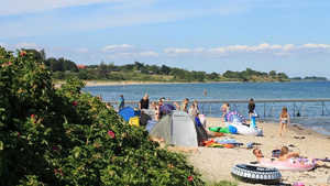 Strand in der Nähe von Odder Spahus