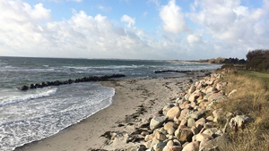 Strand in der Nähe von Holmemose Poolhus