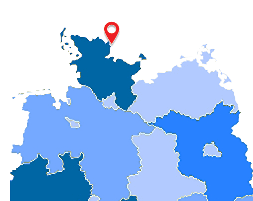 Lage von Kappeln Ostseetraum Lage von T840